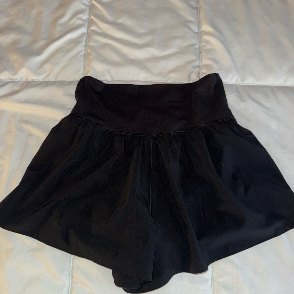 Aerie Black Women's Crossover Shorts